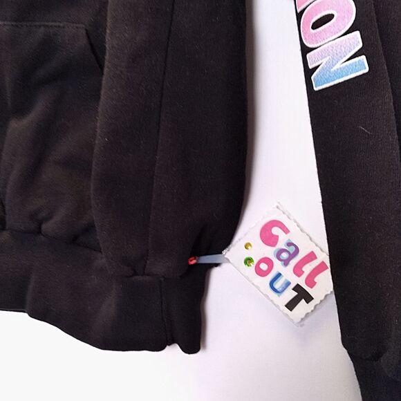 One Direction Music Band Women Hoodie M Black Drawstring Pocket Pullover Graphic - Picture 12 of 13